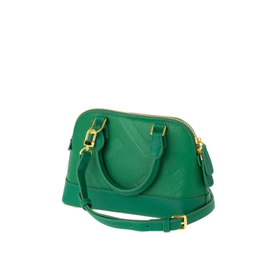 EMBOSSED DOME BAG - GREEN