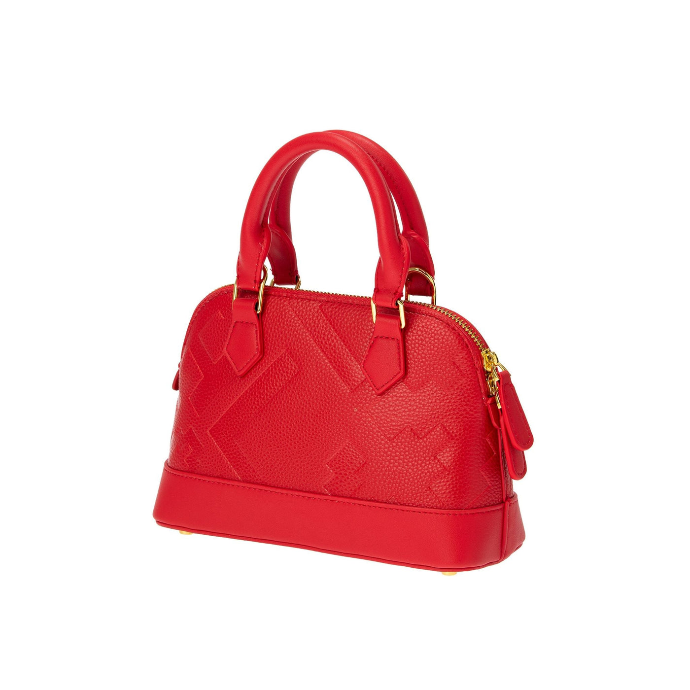 EMBOSSED DOME BAG - RED